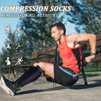 Premium Compression Athletic Knee-High Socks