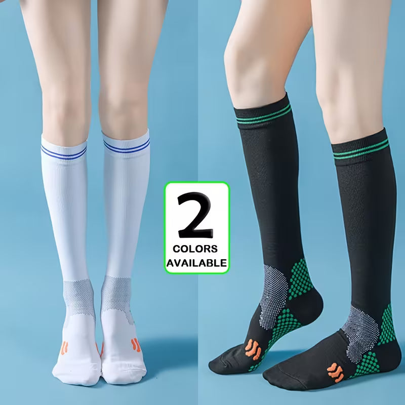 Premium Compression Athletic Knee-High Socks