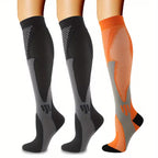 Premium Knee-High Compression Socks- 3 set