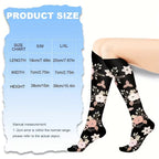 Floral Compression Socks – Comfortable & Stylish Leg Support
