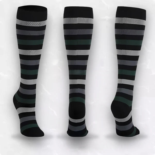 Premium Striped Compression Socks