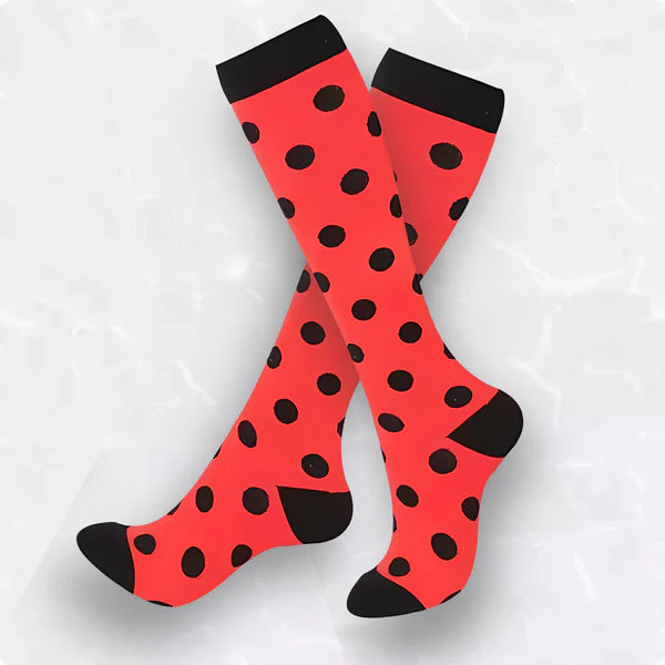 PolkaDot Compression Socks