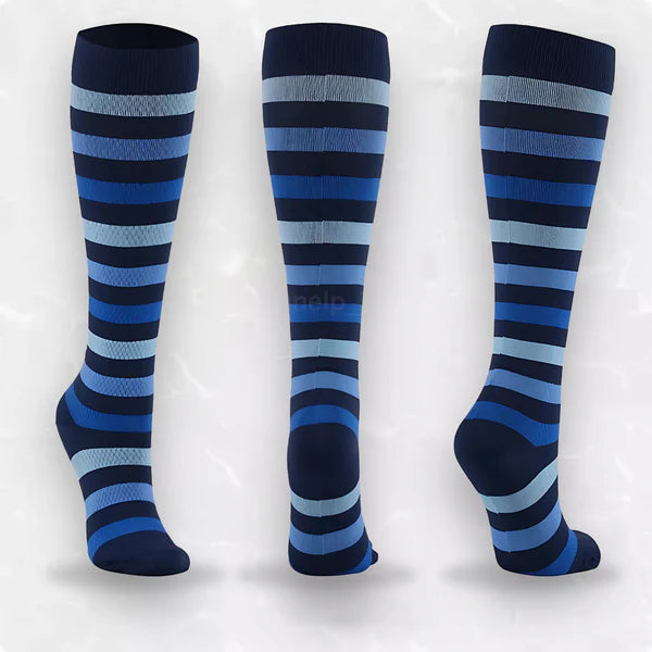 Premium Striped Compression Socks
