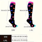 Heart & Polka Dot Compression Socks – Fun Leg Support 3-Pack