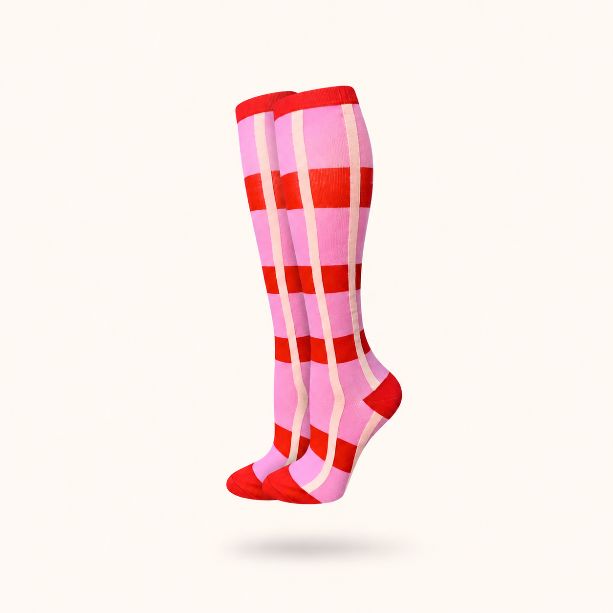 Candy Stripe Compression Socks