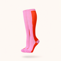 Blush Two-Tone Compression Socks