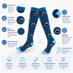 Shark Bite Compression Socks