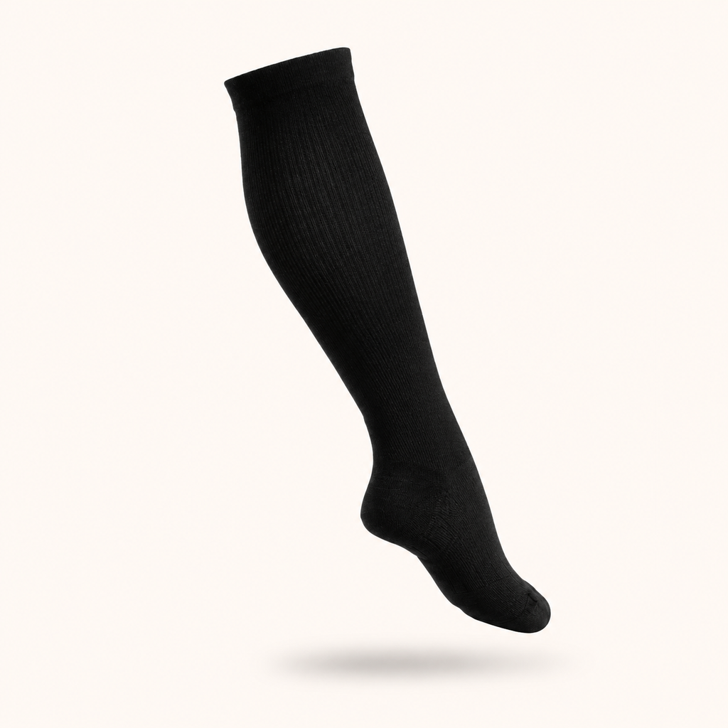 Knee-High Compression Socks for Everyday Leg Support & Comfort