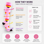 Pride Heart Compression Socks