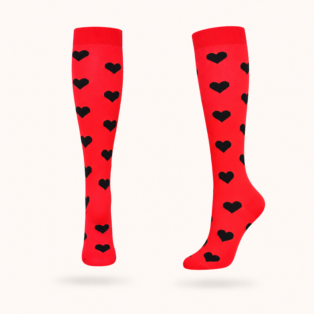 CupidFit Heart Compression Socks