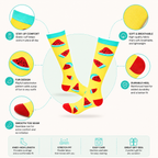 Tropical Fruit Compression Socks