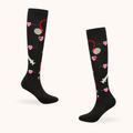 Black Nurse Compression Socks