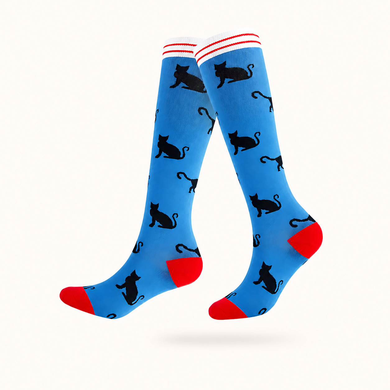 Midnight Cat Compression Socks
