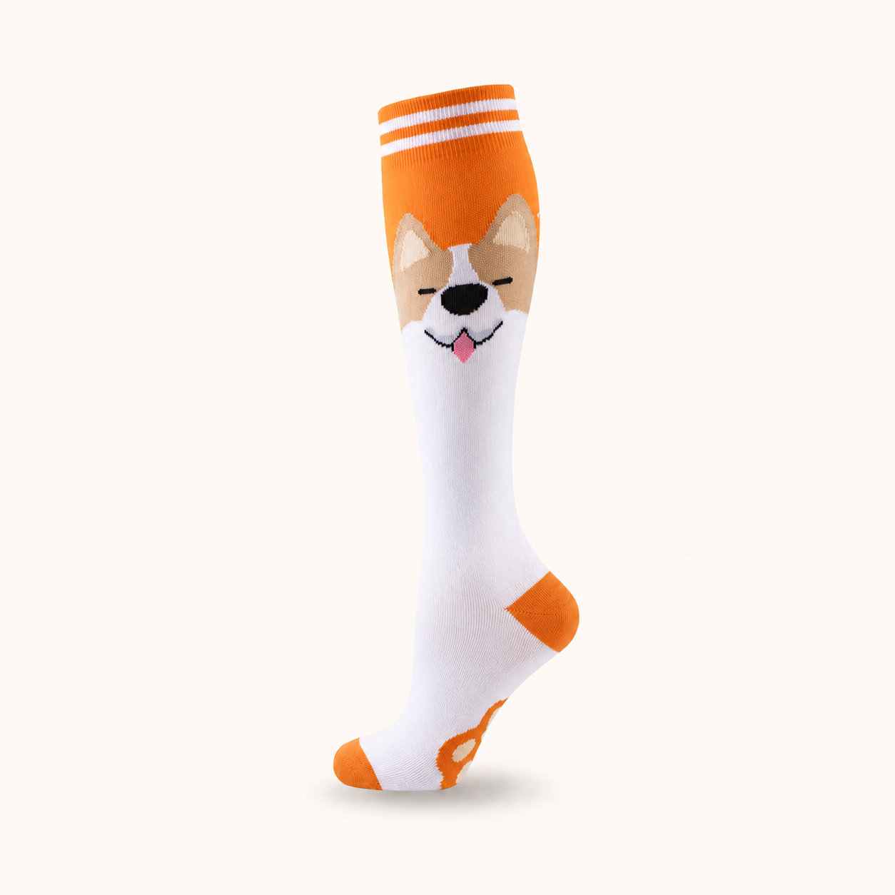 Cute Shiba Inu Dog Compression Socks for Men & Women