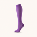 Lavender Gradient Compression Socks – Knee High Support & Circulation Boost