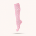 Pink Diamond Pattern Compression Socks