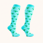 Cactus Pattern Compression Socks – Fun & Supportive Legwear for All-Day Comfort