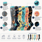 Butterfly Bloom Compression Socks