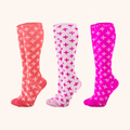 Vibrant Compression Socks – Fun Patterned Support for Running, Travel, and Daily Wear