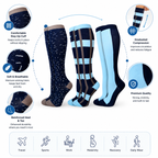 Men’s & Women’s Compression Socks – Knee-High Support for Circulation and All-Day Comfort