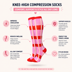 Candy Stripe Compression Socks
