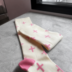 Strawberries & Cream Cross Compression Socks