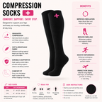 Compression Socks – Knee High Plus Support