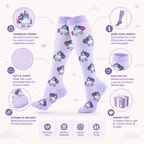Cute Unicorn Compression Socks