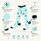 Bumble Bee Compression Socks