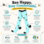 Bumble Bee Compression Socks