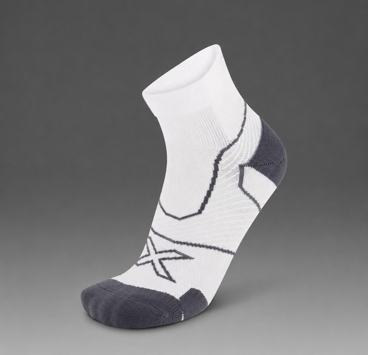 Performance Ankle Compression Socks with Arch Support, Breathable Cushioning & Reinforced Heel/Toe