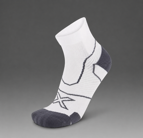 Performance Ankle Compression Socks with Arch Support, Breathable Cushioning & Reinforced Heel/Toe