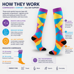 ColorBurst Compression Socks