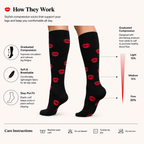 KissPrint Compression Socks