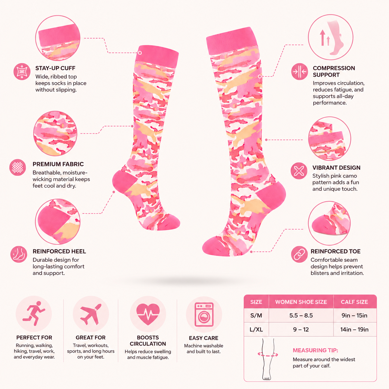 ActiveCamo Compression Socks