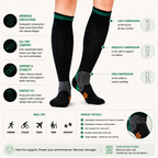 Premium Compression Athletic Knee-High Socks