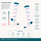 Heartbeat Nurse Compression Socks