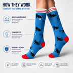 Midnight Cat Compression Socks