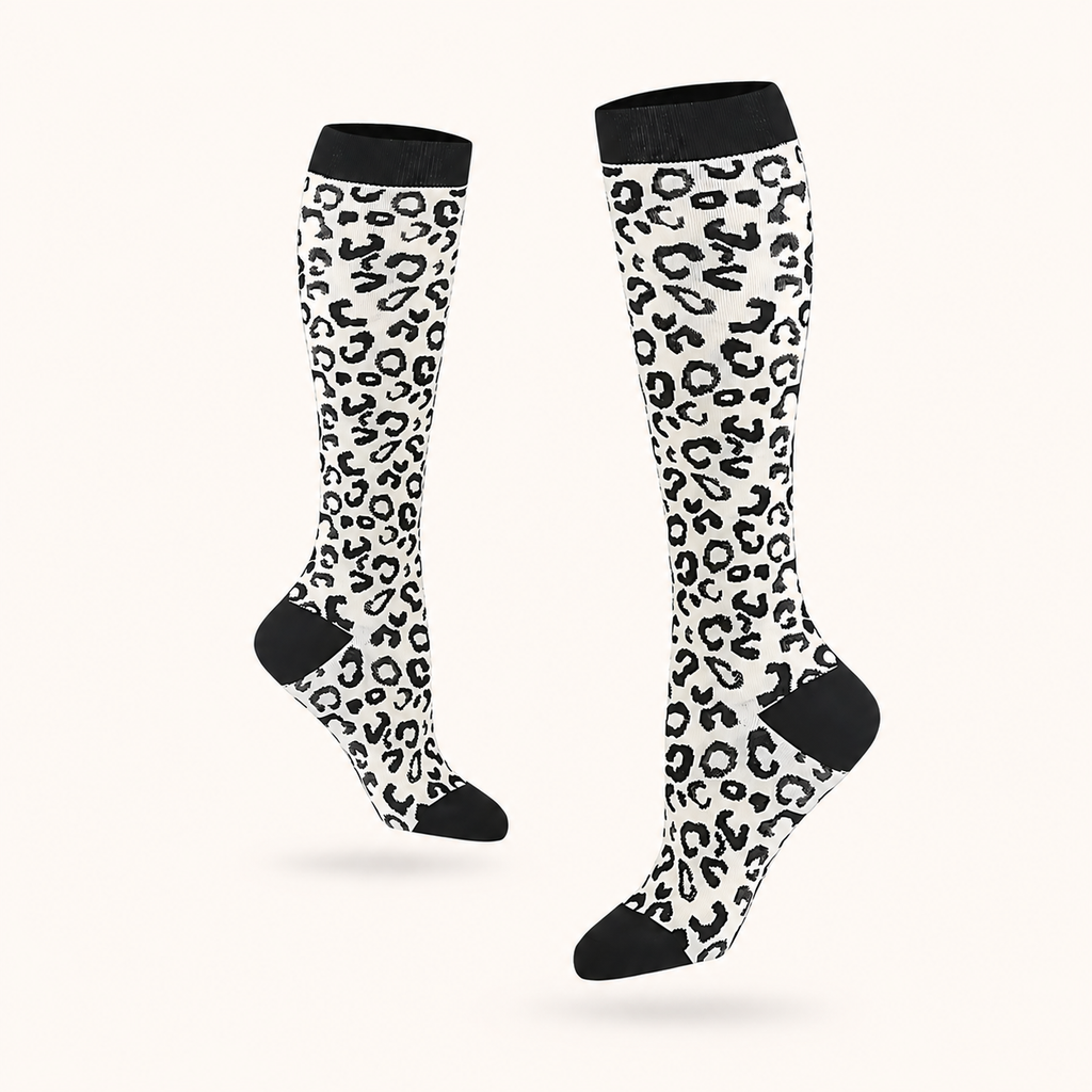 Snow Leopard Compression Socks