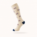 Ambulance Print Compression Socks – Knee High Medical & Nurse Support Stockings