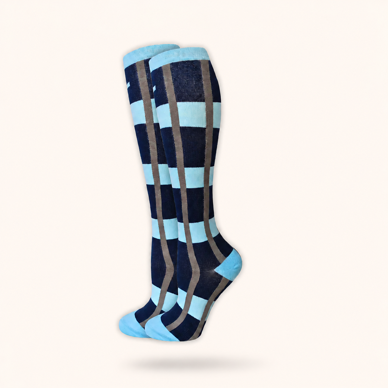 legant Striped Compression Socks for Everyday Comfort