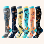 Butterfly Bloom Compression Socks
