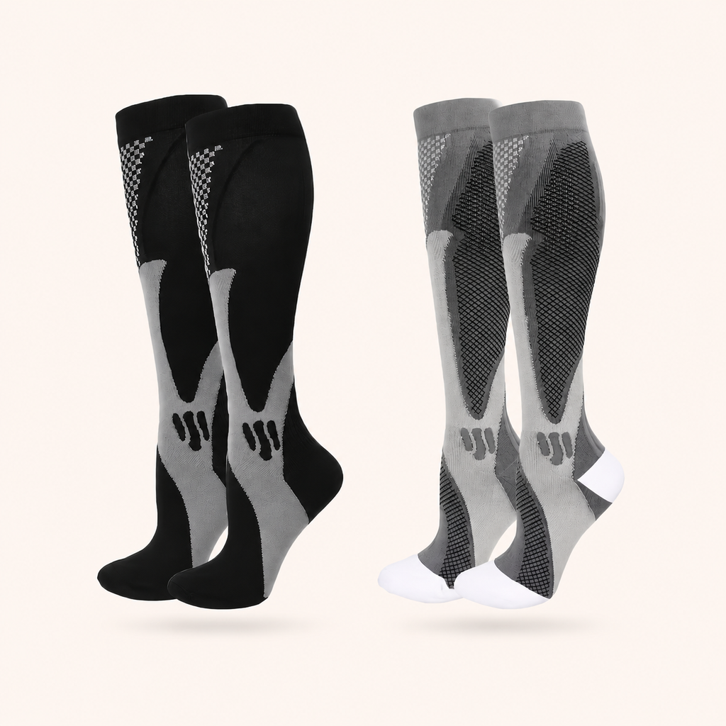 Performance Athletic Compression Socks – Knee High Support for Running, Recovery & Circulation