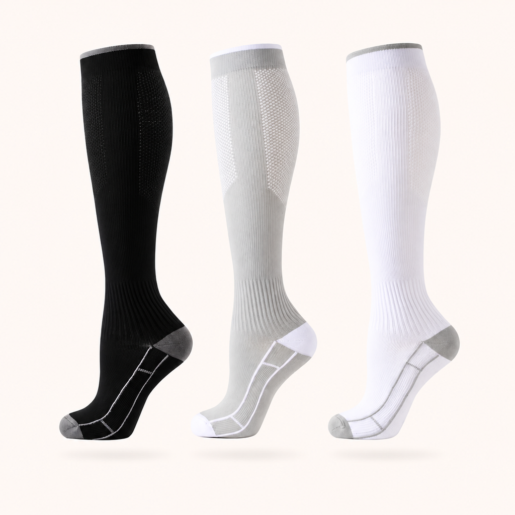 Premium Compression Socks – Breathable Support for Running, Travel, and Everyday Comfort
