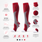 Breathable Compression Socks for All-Day Comfort – Sports & Recovery Knee High Socks