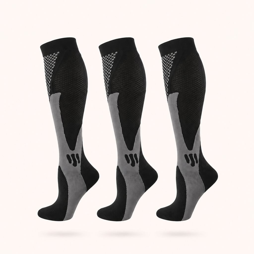 Premium Knee-High Compression Socks- 3 set