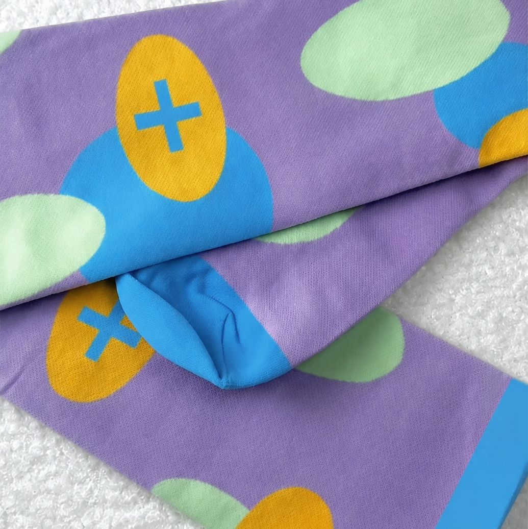 Colorful Patterned Compression Socks – Knee-High Support for Circulation & Comfort