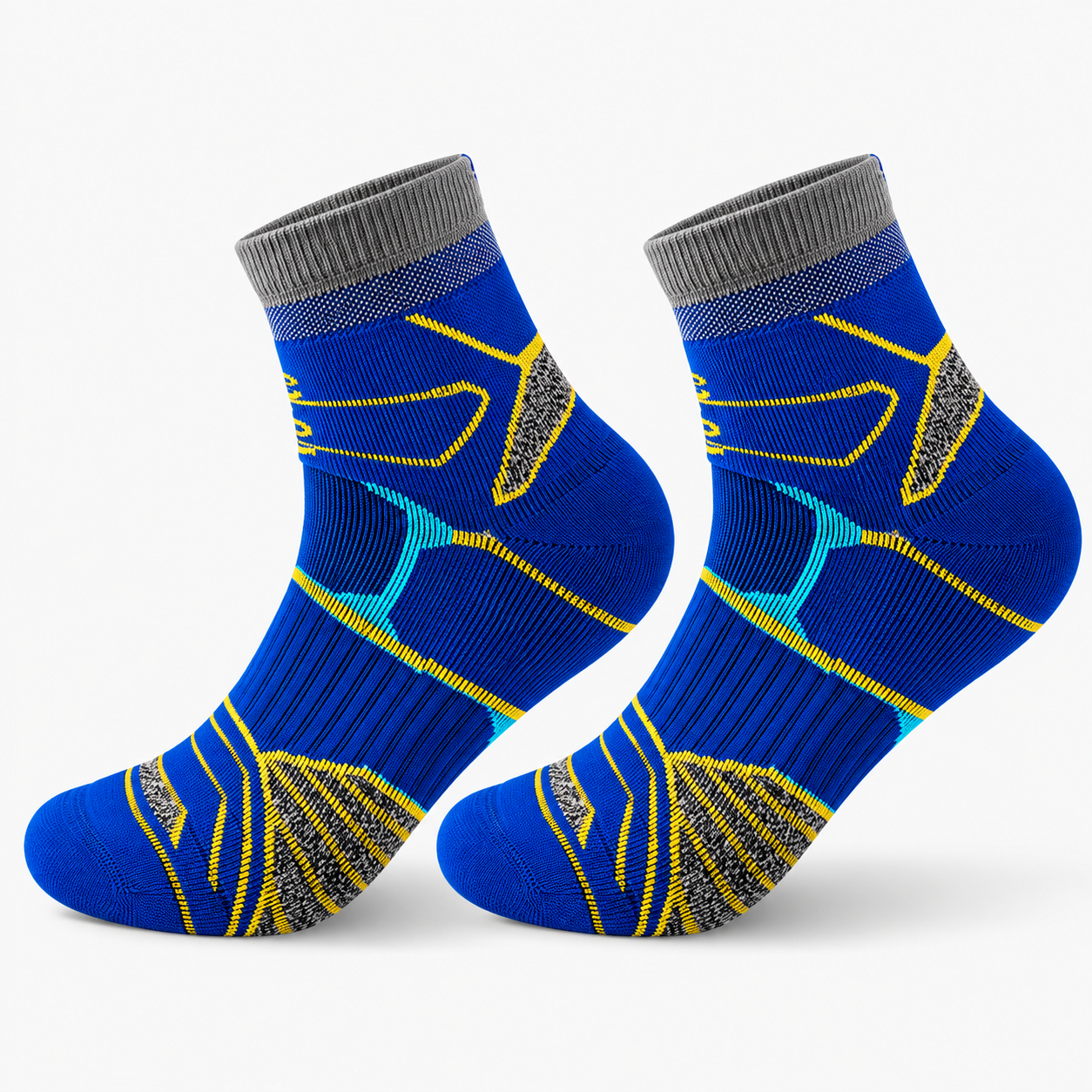 Performance Ankle Compression Socks with Arch Support, Breathable Cushioning & Reinforced Heel/Toe