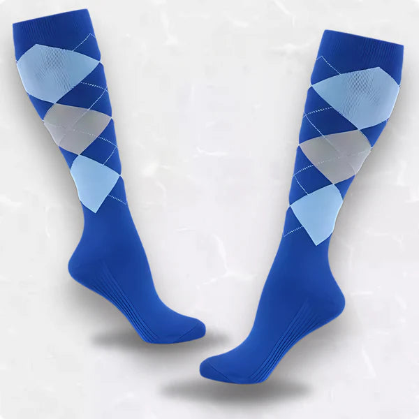 Classic Argyle Compression Socks