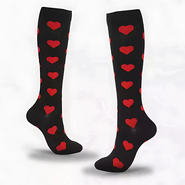 CupidFit Heart Compression Socks